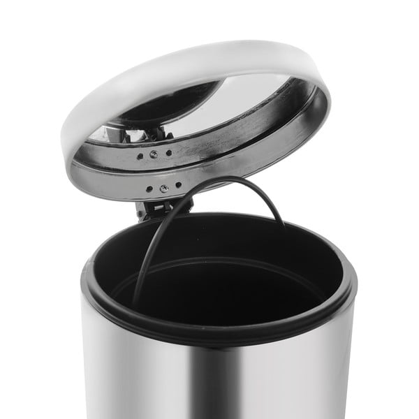 Kanta za otpatke na pedalu od nehrđajućeg čelika 3 l - Orion-image-3