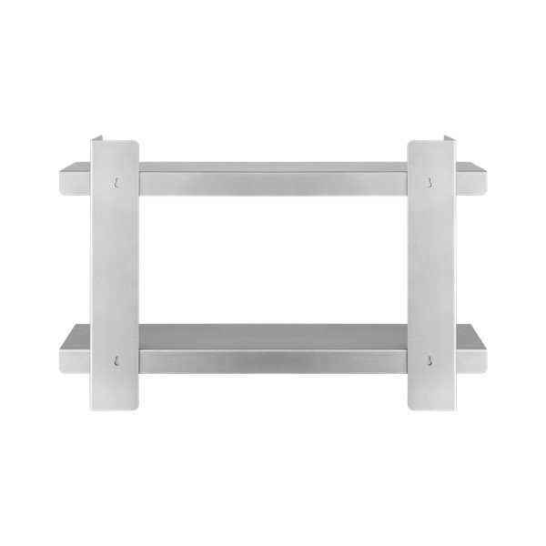 Metalna polica s više razina u srebrnoj boji 70 cm Tivo – noo.ma-image-3