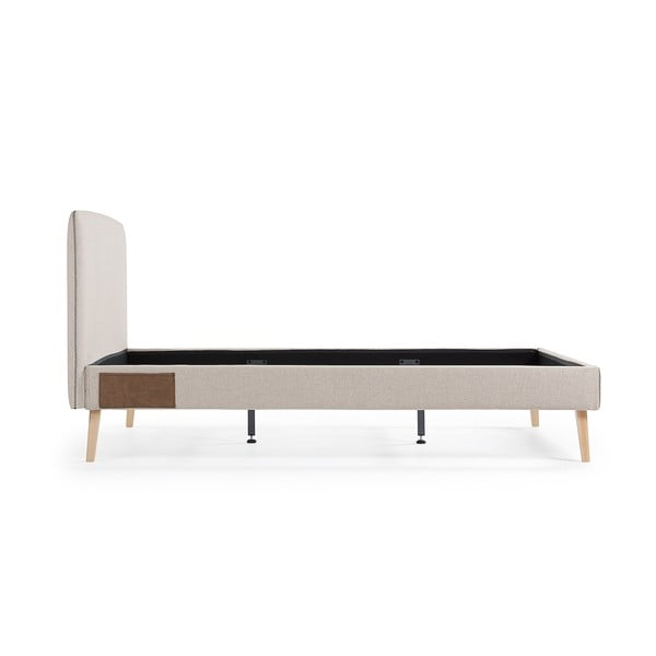 Bež bračni krevet Kave Home Lydia, 160 x 200 cm-image-3