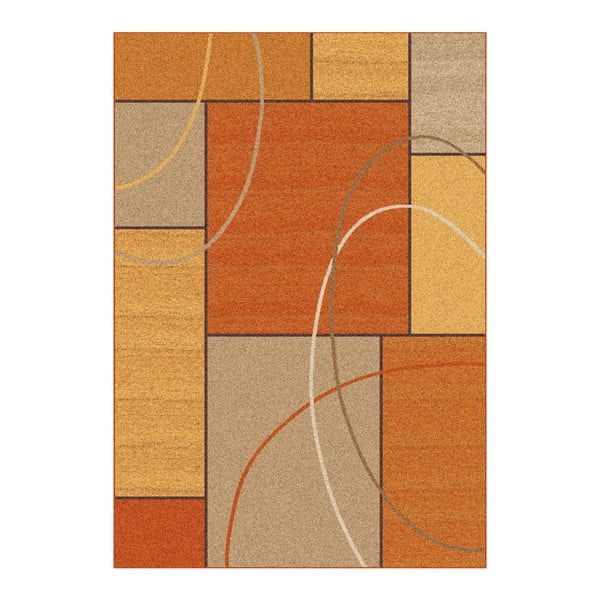 Univerzalni Delta narančasti tepih, 133 x 190 cm