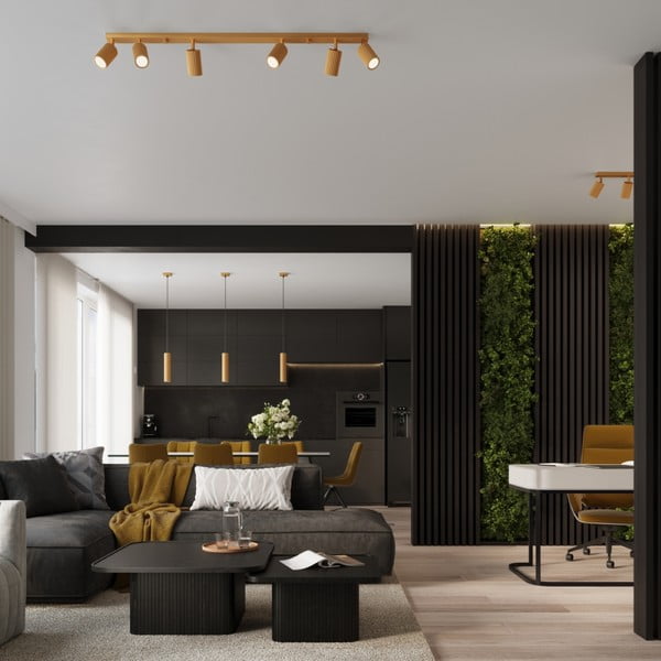 Reflektor u zlatnoj boji 6,5x117 cm Gleam – Sollux-image-1