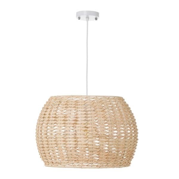 Stropna svjetiljka od ratana u prirodnoj boji sa sjenilom od ratana ø 35 cm Natural Way – Casa Selección