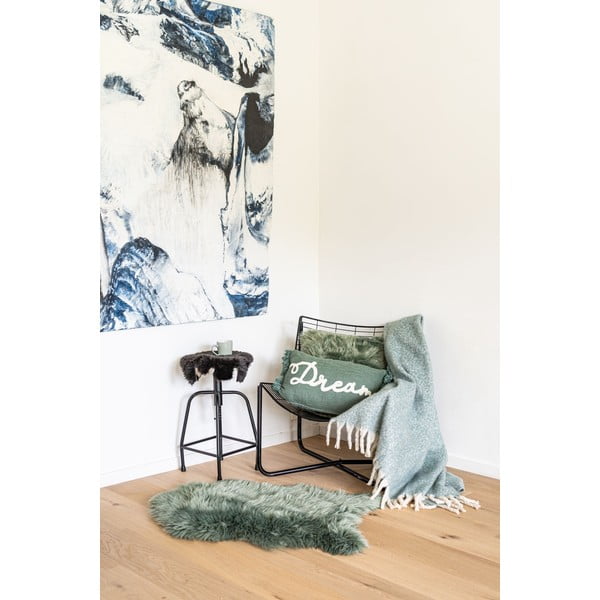 Zeleno umjetno krzno Tiseco Home Studio Sheepskin, 60 x 90 cm-image-1