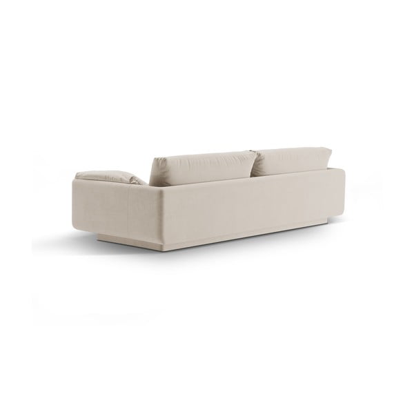 Bijela baršunasti sofa 250 cm Torino – Micadoni -image-2