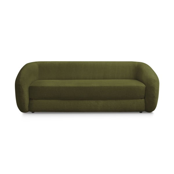 Zelena sklopiva sofa od šenila 228 cm Neyo – Bobochic Paris