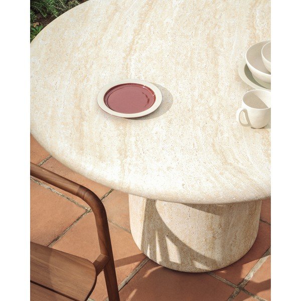 Okrugao vrtni stol betonski ø 122 cm Drasi – Kave Home-image-3
