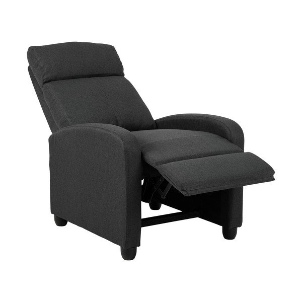 Antracitno siva fotelja za opuštanje Siom – Actona-image-4