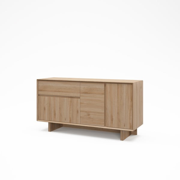 Komoda u dekoru hrasta u prirodnoj boji 146x76x45 cm Carpi – Marckeric-image-2