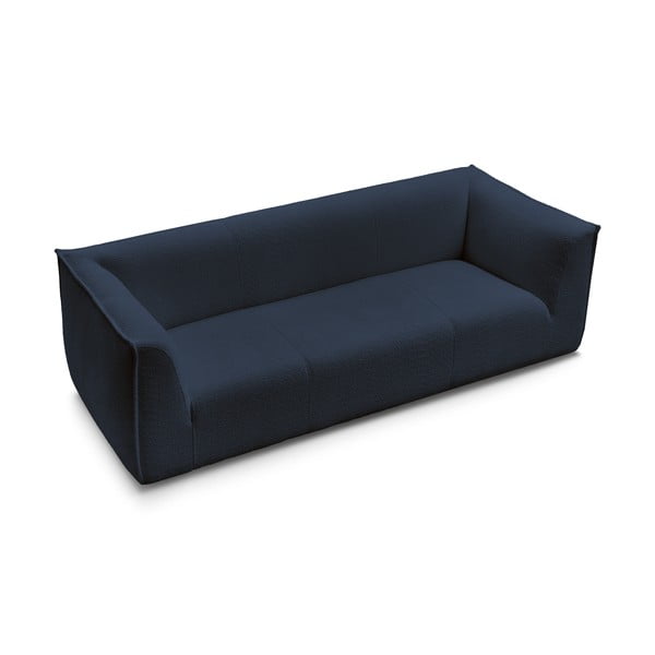 Tamno plava sofa od bouclé tkanine 242 cm Giorgia – Bobochic Paris-image-4
