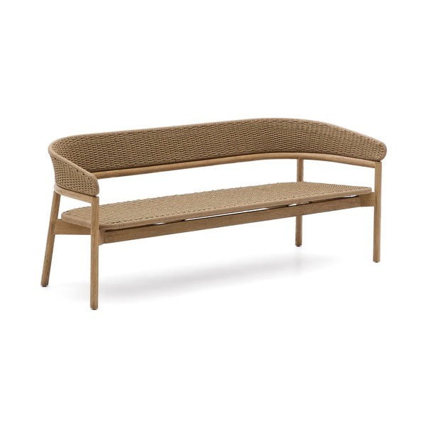 Bež/u prirodnoj boji vrtna sofa od masivnog bagrema Arinella – Kave Home