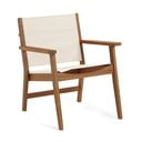 Vrtna stolica od bagremovog drveta sa sivim Kave Home Hilda presvlakama