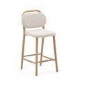 Bež barska stolica (visine sjedala 66 cm) Helda – Kave Home