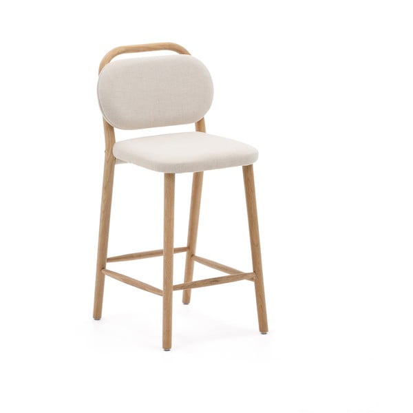 Bež barska stolica (visine sjedala 66 cm) Helda – Kave Home