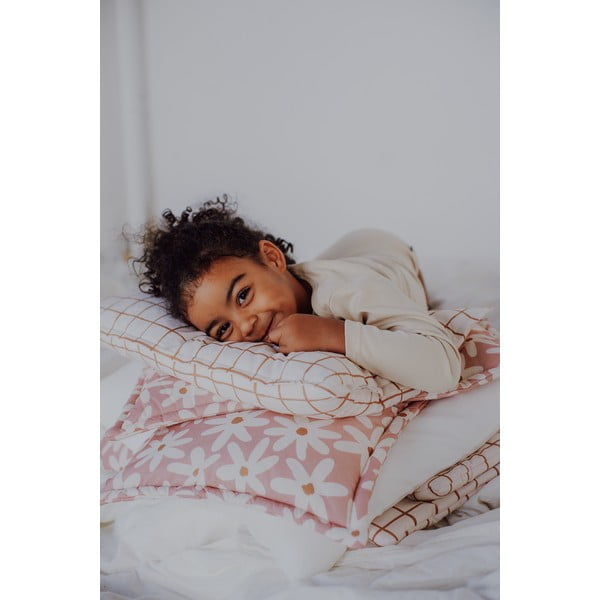 Ružičasti komplet za kolijevku Blush Daisies – Malomi Kids-image-4