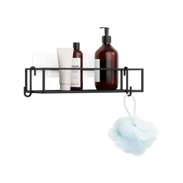 Crne željezne samoljepljive kupaonske police u setu 2 kom Cubiko – Umbra-image-3