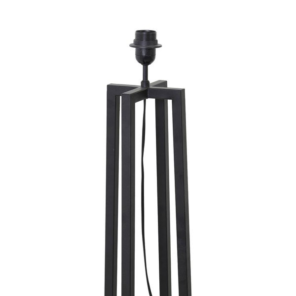 Mat crna baza za podnu lampu 130 cm Miley – Light & Living-image-3