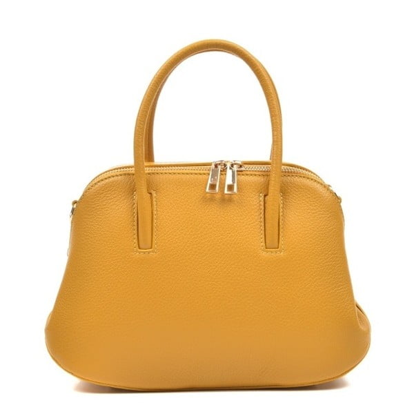 Žuta kožna torbica Mangotti Marion