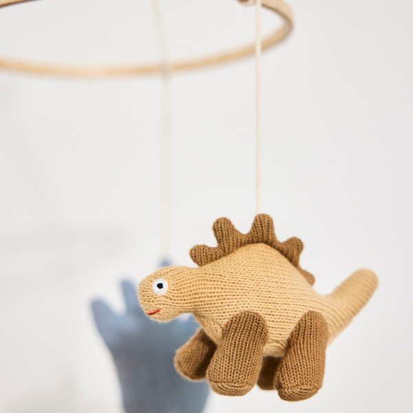 Viseći vrtuljak s vrtuljkom za dječji krevetić Dino – OYOY Mini-image-3