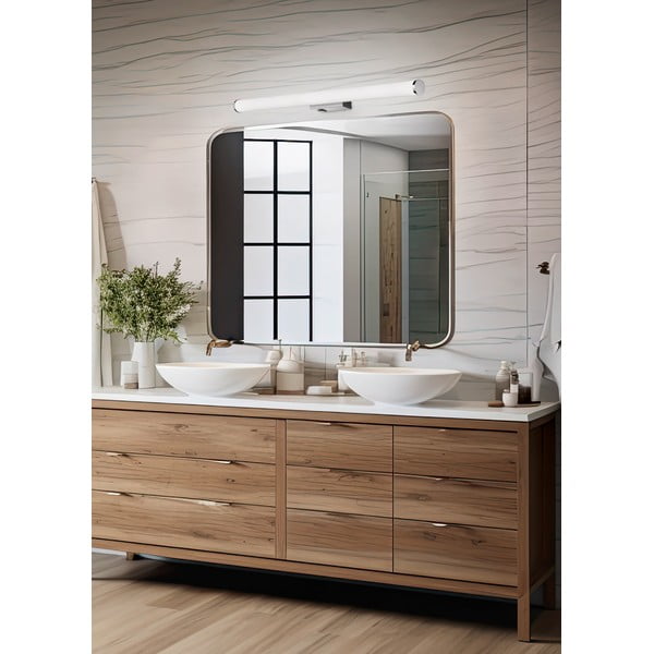 LED zidna lampa u sjajno srebrnoj boji Mattimo – Trio-image-1