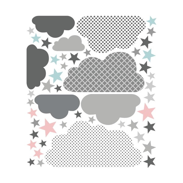 Zidna samoljepljiva naljepnica Ambiance Scandinavian Clouds From The Far North-image-2