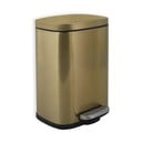 Željezna kanta za smeće s pedalom mat zlatna 5 l   Akira – Spirella