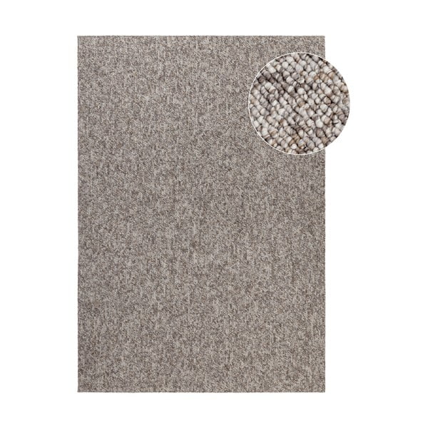 Sivi perivi tepih 200x290 cm Rocco Taupe – Elle Decoration