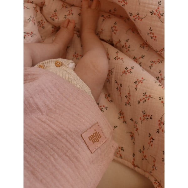 Muslinske pelene u setu od 2 kom Baby Pink - Moi Mili-image-2