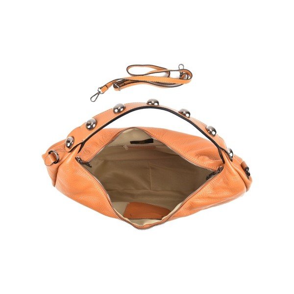 Konjak smeđa kožna torba Robert M Hobo-image-1