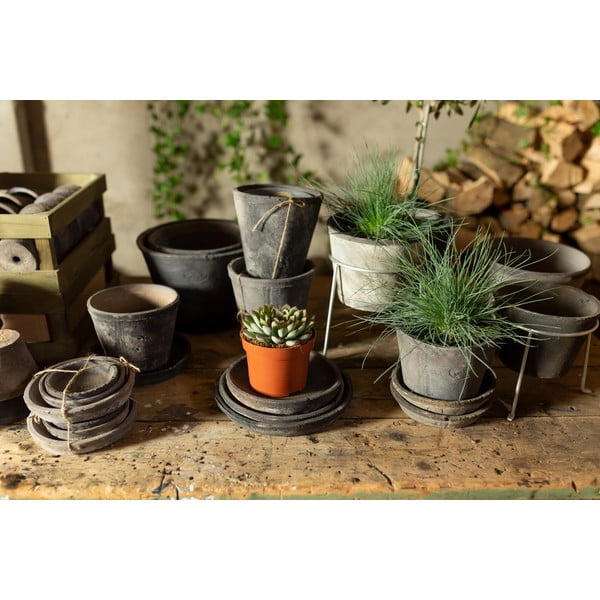 Set od 3 zdjele ispod saksije od terakote Esschert Design-image-2