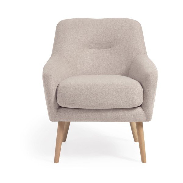 Bež fotelja Candela – Kave Home