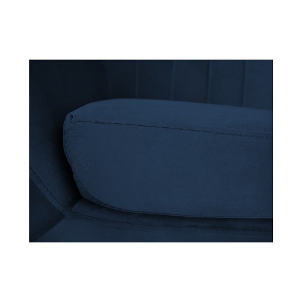 Tamnoplava fotelja Mazzini Sofas Benito-image-4