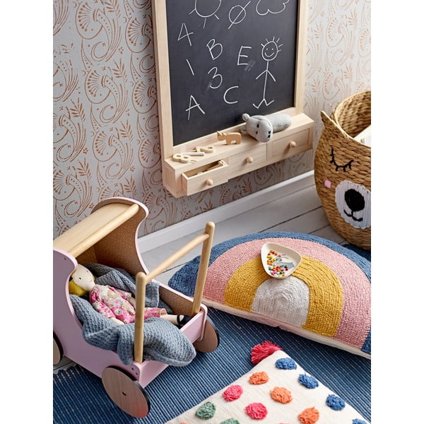 Tamnoplavi pamučni tepih Bloomingville Kids, 80 x 160 cm-image-1