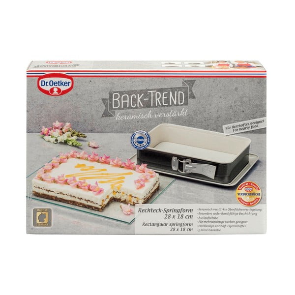 Čelični kalup za pečenje s keramičkom površinom Dr. Oetker, 28 x 18 cm-image-2