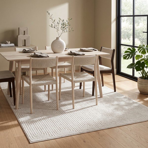 Krem tepih 200x290 cm Labyrinth – ESTE-image-3