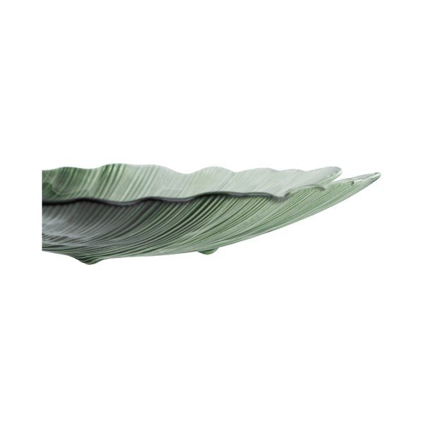 Stakleni ukrasni pladanj 31x33 cm Gingko – Ixia-image-4