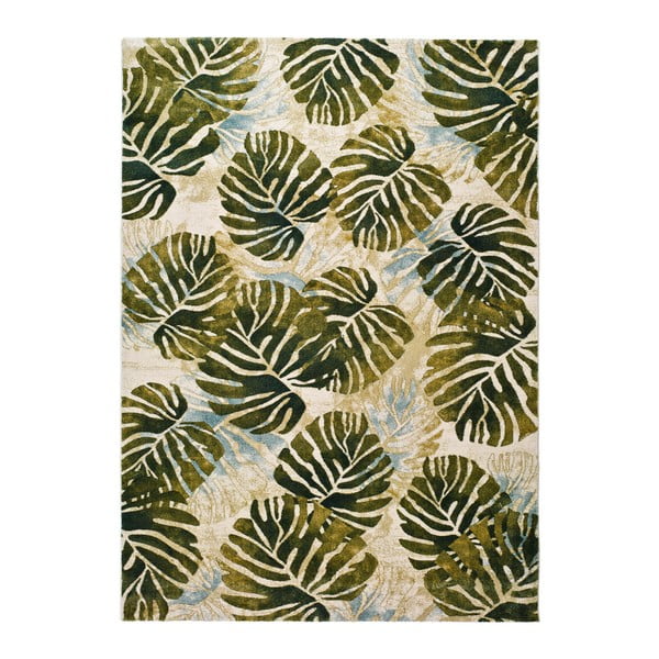 Zeleno-bež tepih Universal Tropics Multi, 160 x 230 cm
