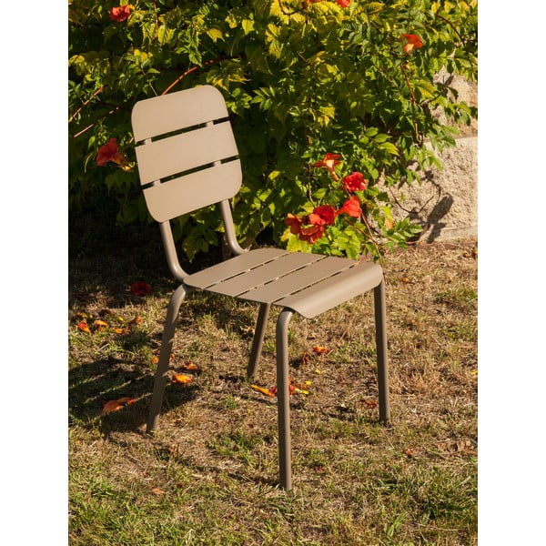 Zeleno-smeđi metalni vrtni blagovaonski set za 8 osoba Alicante - Ezeis-image-1