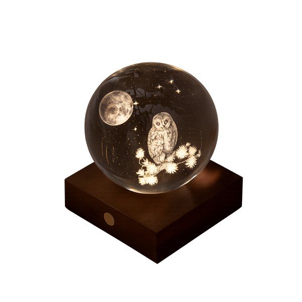 Svjetlosni ukras nešiojamas s USB ø 8 cm Amber – Gingko-image-2