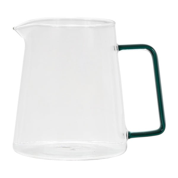 Stakleni vrč za mlijeko petrolej boje 540 ml Dilacia - Sema