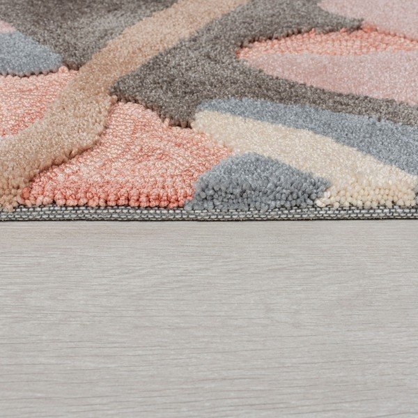 Sivo-ružičasti tepih Flair Rugs Bark, 160 x 230 cm-image-3