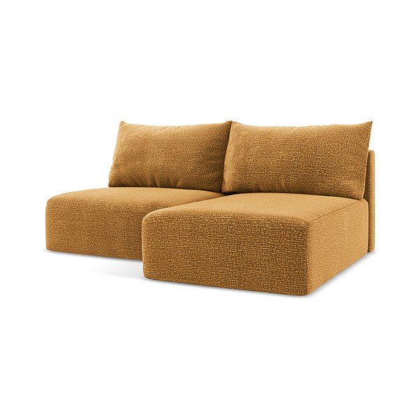 Narančasta sklopiva/s prostorom za odlaganje kutna garnitura (s desnim kutom) Kalena – Makamii-image-2