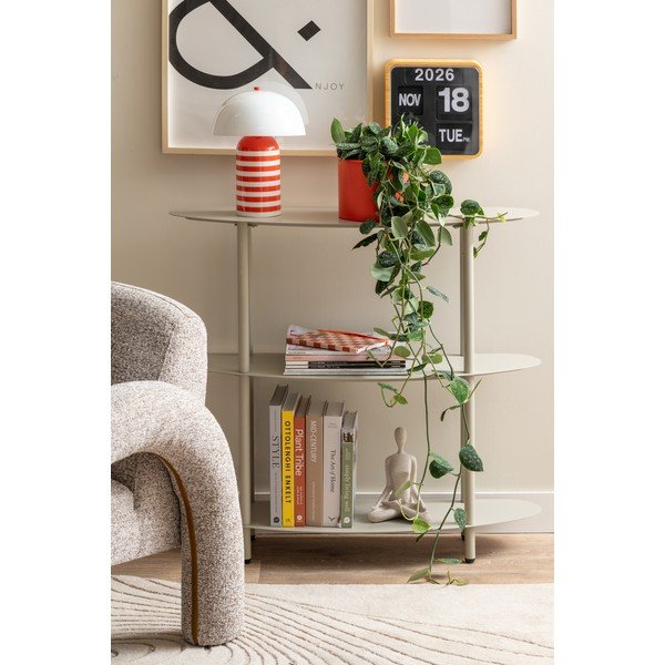 Sivi metalni regal 90x82x28 cm Riqueza – Leitmotiv-image-4
