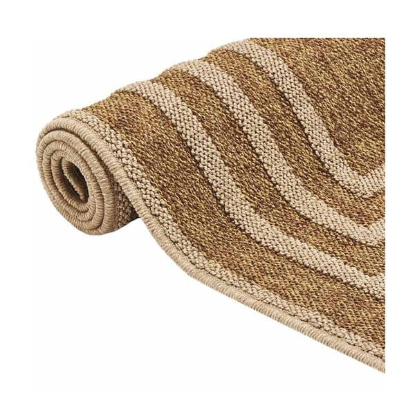 Smeđi vanjski tepih Floorita Borders, 160 x 230 cm-image-2