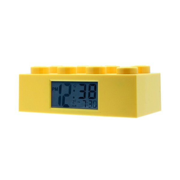 Žuti sat s LEGO® Brick budilicom-image-1