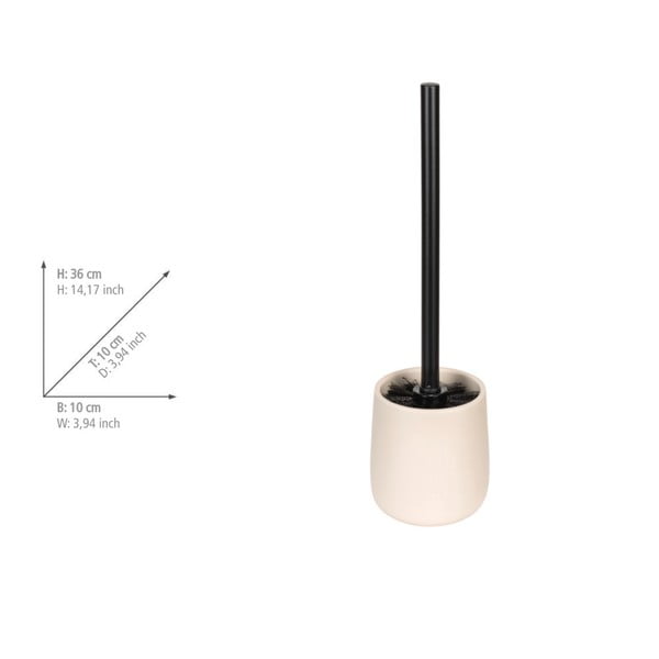 Krem keramička WC četka Margo – Allstar-image-1