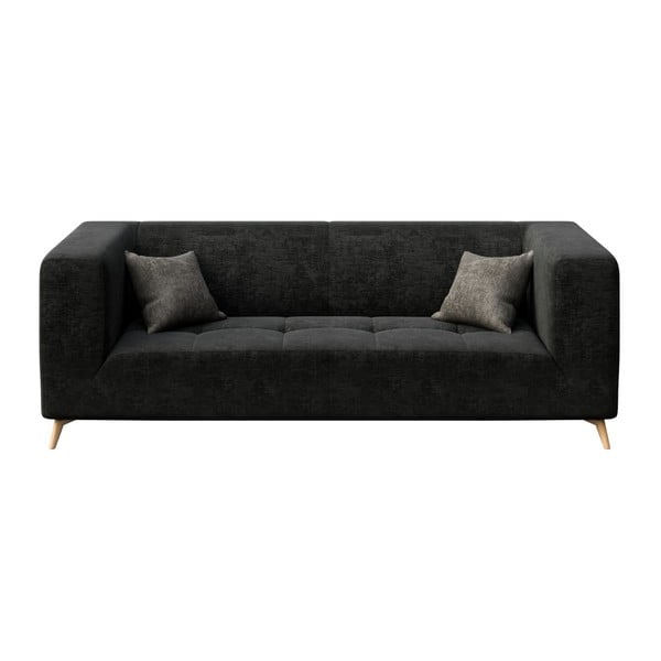 Crna sofa MESONICA Toro, 217 cm