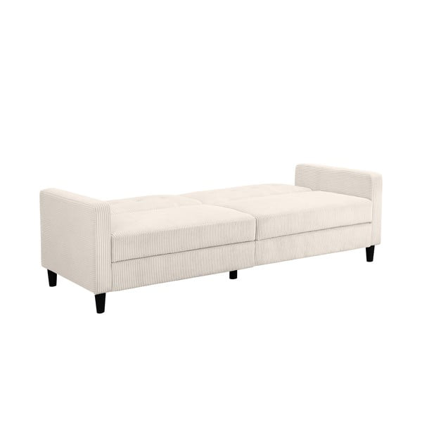 Bijela sklopiva sofa od samta 82 cm Hartford – Støraa-image-3