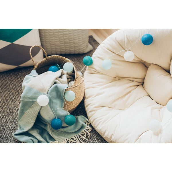 Bež-ružičasti rasvjetni lanac s LED lampicama LUKKA, 30 lampica-image-4