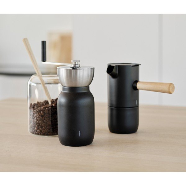 Crni moka lonac za pripremu kave od nehrđajućeg čelika 250 ml Collar – Stelton-image-2