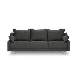 Tamno sivi kauč na razvlačenje s prostorom za odlaganje Mazzini Sofas Freesia